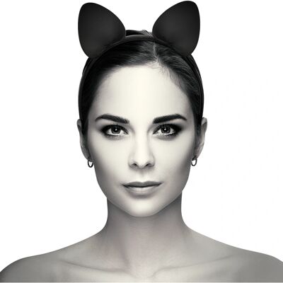 Accessoire de Lingerie avec Oreilles de Chat en Cuir Vegan Coquette - Publicité Accessoire de Lingerie avec Oreilles de Chat en Cuir Vegan Coquette - Publicité