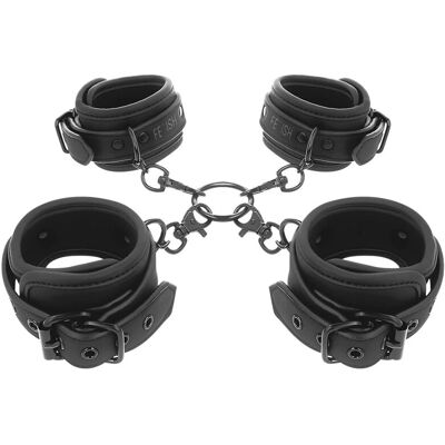 Ensemble de Bondage Fetish Submissive - Manchettes et Chevilles Réglables Ensemble de Bondage Fetish Submissive - Manchettes et Chevilles Réglables