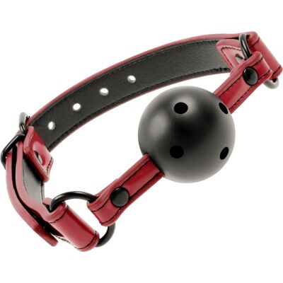 Gag en Cuir Végétalien Fetish Submissive - Respirant, Réglable pour BDSM Gag en Cuir Végétalien Fetish Submissive - Respirant, Réglable pour BDSM