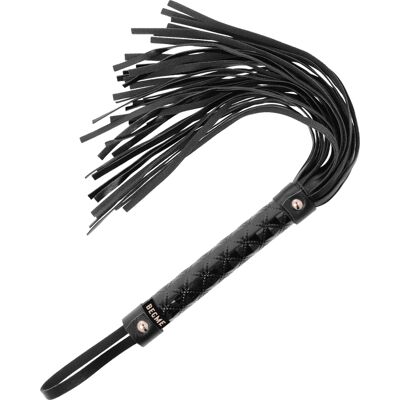 Begme Édition Noire Flogger en Cuir Vegan - Accessoire Fetish Begme Édition Noire Flogger en Cuir Vegan - Accessoire Fetish