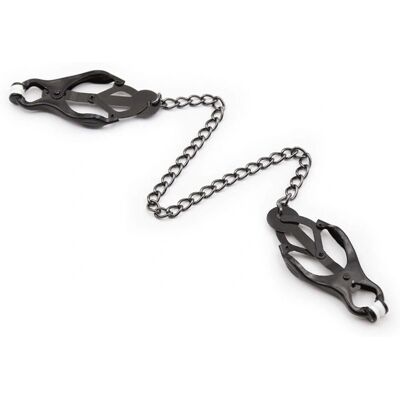 Ohmama Fetish - Morsetti per capezzoli in metallo con catena - Giocattolo per adulti Ohmama Fetish - Morsetti per capezzoli in metallo con catena - Giocattolo per adulti