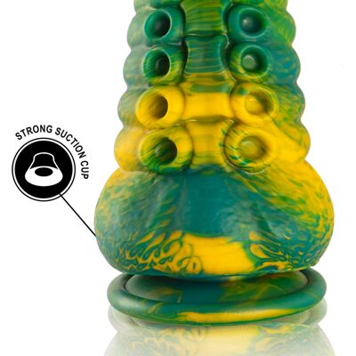 EPIC CYBERSILICOCK Cetus, Dildo Verde, Tamaño Grande, 150mm EPIC CYBERSILICOCK Cetus, Dildo Verde, Tamaño Grande, 150mm