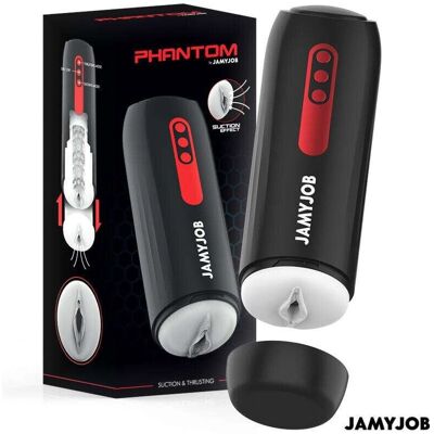JAMYJOB - PHANTOM - Musta - Punainen - Masturbator JAMYJOB - PHANTOM - Musta - Punainen - Masturbator