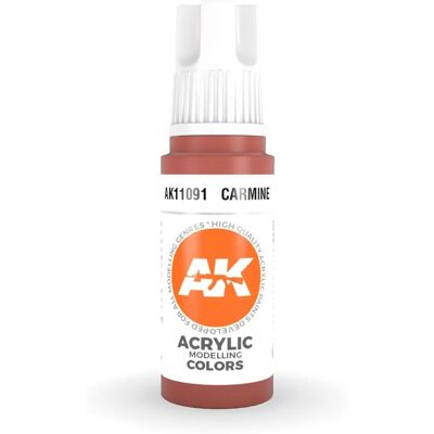 AK Interactive - CARMINE - 3Gen - 17ml - Acrylfarbe AK Interactive - CARMINE - 3Gen - 17ml - Acrylfarbe