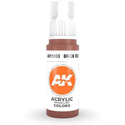 Peinture Acrylique Rouge Brique 3Gen - Séchage Rapide, Excellente Couverture - Publicité Peinture Acrylique Rouge Brique 3Gen - Séchage Rapide, Excellente Couverture - Publicité