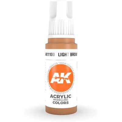Peinture acrylique de haute qualité mate 3Gen AK Interactive Brun Clair - Peinture acrylique - Publicité Peinture acrylique de haute qualité mate 3Gen AK Interactive Brun Clair - Peinture acrylique - Publicité
