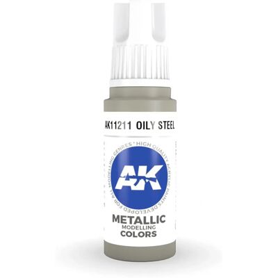 Peinture acrylique acier Oily 3Gen - Finition Mate - AK Interactive - Publicité Peinture acrylique acier Oily 3Gen - Finition Mate - AK Interactive - Publicité