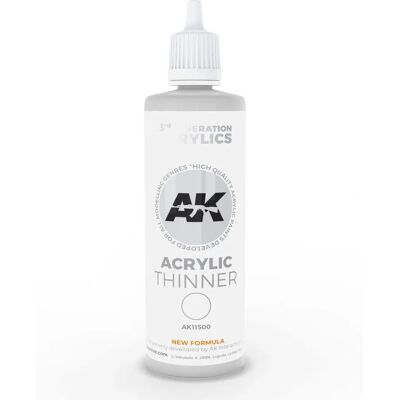 AK Interactive AK11500 - Diluant de haute qualité pour maquettes - Publicité AK Interactive AK11500 - Diluant de haute qualité pour maquettes - Publicité
