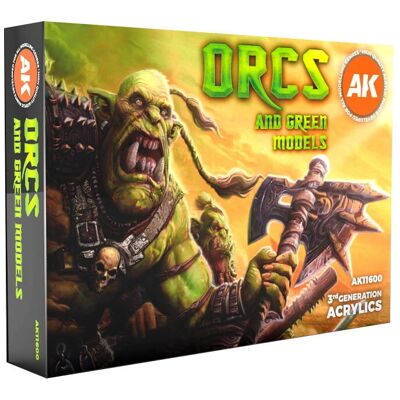 AK Interactive Grünes Modellfarben-Set - 6 Farben - Modellbau Zubehör AK Interactive Grünes Modellfarben-Set - 6 Farben - Modellbau Zubehör