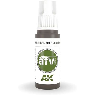 AK INTERACTIVE AK11315 - RAL 7017 Dunkelbraun Acrylfarbe - Modellfarbe AK INTERACTIVE AK11315 - RAL 7017 Dunkelbraun Acrylfarbe - Modellfarbe