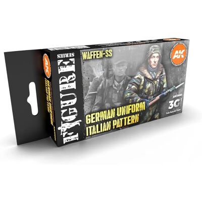 AK Interactive włoska kamuflażowa farba do modeli WWII Waffen SS - 681 AK Interactive włoska kamuflażowa farba do modeli WWII Waffen SS - 681