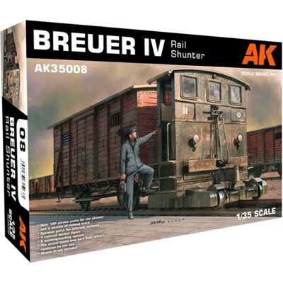 AK INTERACTIVE Breuer IV Bahngüterwagen 1/35 Militärmodellbausatz AK INTERACTIVE Breuer IV Bahngüterwagen 1/35 Militärmodellbausatz