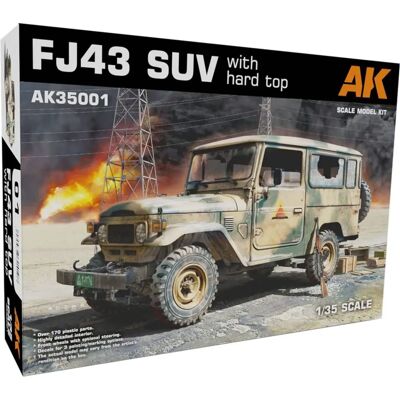 AK Interactive 1/35 FJ43 SUV Militär Hardtop Modellbausatz AK Interactive 1/35 FJ43 SUV Militär Hardtop Modellbausatz