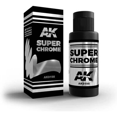 AK INTERACTIVE Super Chrome - Tinta para modelos - 60ml AK INTERACTIVE Super Chrome - Tinta para modelos - 60ml