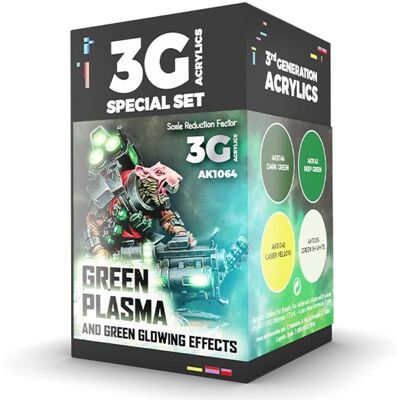 AK Interactive Green Plasma und Leuchteffekte - Malset für Wargaming AK Interactive Green Plasma und Leuchteffekte - Malset für Wargaming