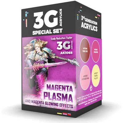 Kit de peinture acrylique Magenta Plasma - AK Interactive - 068 68 - Publicité Kit de peinture acrylique Magenta Plasma - AK Interactive - 068 68 - Publicité