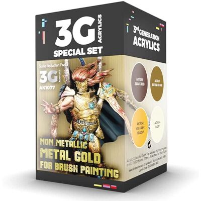AK Interactive Nicht-Metallische Metall Farben - Wargame Set - HB-AK1077 AK Interactive Nicht-Metallische Metall Farben - Wargame Set - HB-AK1077