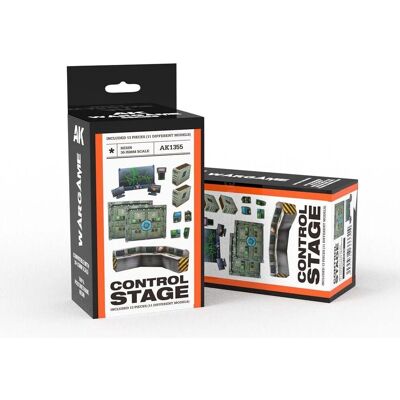 AK Interactive Kontrollstadium-Set Wargame - Resin Diorama-Zubehör AK Interactive Kontrollstadium-Set Wargame - Resin Diorama-Zubehör
