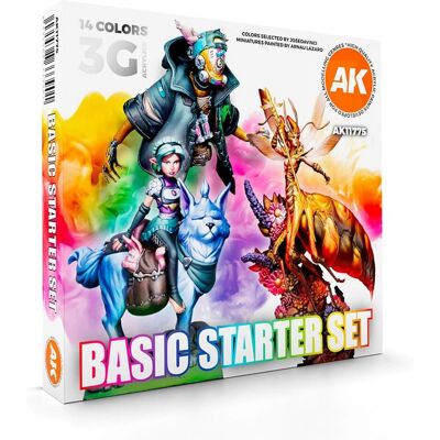 AK INTERACTIVE: Conjunto de 18 tintas acrílicas - Sudão - 3ª Geração AK INTERACTIVE: Conjunto de 18 tintas acrílicas - Sudão - 3ª Geração