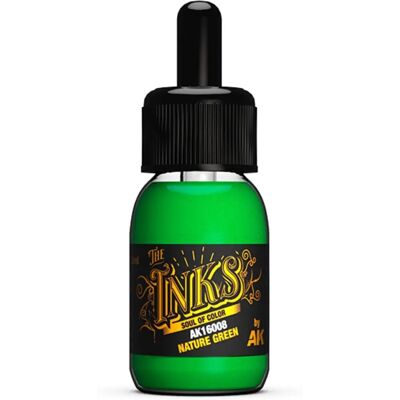 AK INTERACTIVE: Die INKS Nature Green 30 ml - Acrylmodellfarbe AK INTERACTIVE: Die INKS Nature Green 30 ml - Acrylmodellfarbe