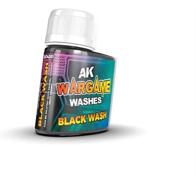 AK Interactive Schwarz Wash 35ml - Wetterung Produkt AK Interactive Schwarz Wash 35ml - Wetterung Produkt