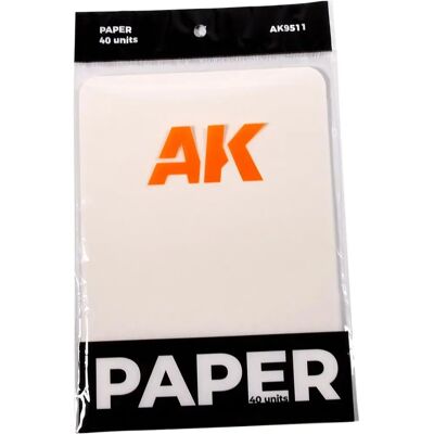 AK INTERACTIVE Papier 40 Stück - Nasspalette Ersatz - Malzubehör - Produktart AK INTERACTIVE Papier 40 Stück - Nasspalette Ersatz - Malzubehör - Produktart