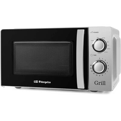 Micro-ondes avec Grill Orbegozo MIG 2138 20 L Argent Noir 700 W Micro-ondes avec Grill Orbegozo MIG 2138 20 L Argent Noir 700 W