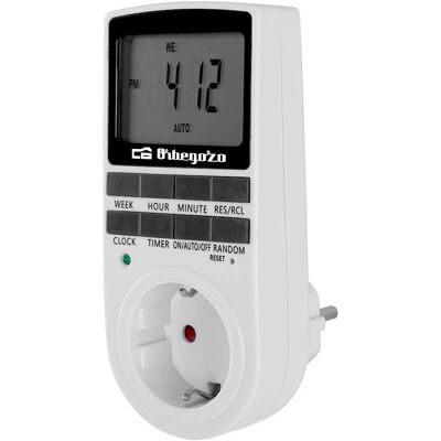 Timer Orbegozo PG 25 - 16 Programas, 3680W - Dispositivo inteligente Timer Orbegozo PG 25 - 16 Programas, 3680W - Dispositivo inteligente