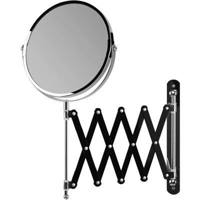 Espelho de maquiagem Orbegozo ESP 6000 preto cromo - 17cm Espelho de maquiagem Orbegozo ESP 6000 preto cromo - 17cm