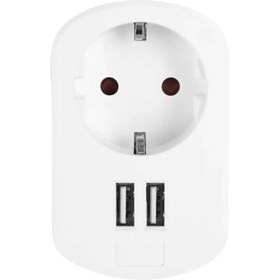 Orbegozo 17571 - Enchufe universal - 2 USB - Adaptador de viaje Orbegozo 17571 - Enchufe universal - 2 USB - Adaptador de viaje