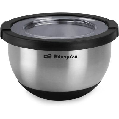 Orbegozo Stainless Steel Bowl 1.5L - Mixing and Storage Orbegozo Stainless Steel Bowl 1.5L - Mixing and Storage