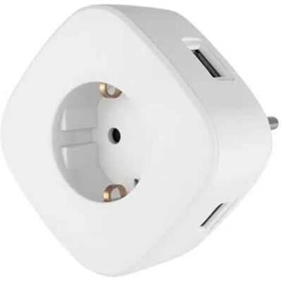 Prise Orbegozo EN 1500 - 4 en 1 avec USB, USB-C, mise à la terre VDE - Publicité Prise Orbegozo EN 1500 - 4 en 1 avec USB, USB-C, mise à la terre VDE - Publicité