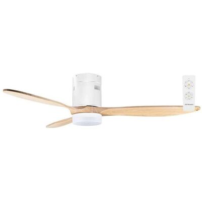 Ventilateur de Plafond Orbegozo avec Lumière - 6 Vitesses, 132cm, Bois Naturel - Publicité Ventilateur de Plafond Orbegozo avec Lumière - 6 Vitesses, 132cm, Bois Naturel - Publicité