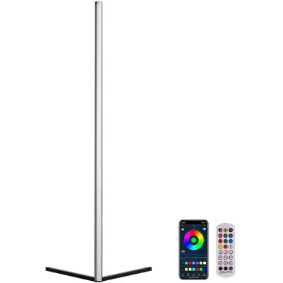 Lámpara de pie LEDBOX - RGBX moderna, control app & RF, Blanco Lámpara de pie LEDBOX - RGBX moderna, control app & RF, Blanco