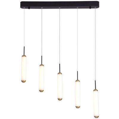 Ledbox Lámpara Colgante Led Candle Lineal - 25W, Blanco Cálido - Iluminación Ledbox Lámpara Colgante Led Candle Lineal - 25W, Blanco Cálido - Iluminación