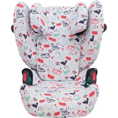 Housse pour Siège Auto Cybex Solution G i-Size - Coton respirant - Publicité Housse pour Siège Auto Cybex Solution G i-Size - Coton respirant - Publicité