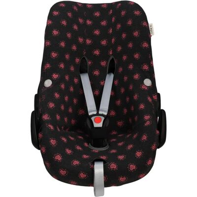 Housse de siège auto Maxi Cosi Pebble Pro I-Size JYOKO Fluor Heart - Publicité Housse de siège auto Maxi Cosi Pebble Pro I-Size JYOKO Fluor Heart - Publicité