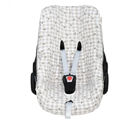 Housse de Siège Auto JYOKO Maxi Cosi Pebble Pro I-Size Vichy - Publicité Housse de Siège Auto JYOKO Maxi Cosi Pebble Pro I-Size Vichy - Publicité