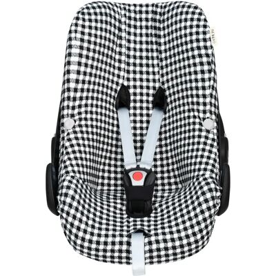 Housse de Siège Auto Jyoko Vichy compatible avec Maxi Cosi Pebble Pro I-Size - Publicité Housse de Siège Auto Jyoko Vichy compatible avec Maxi Cosi Pebble Pro I-Size - Publicité