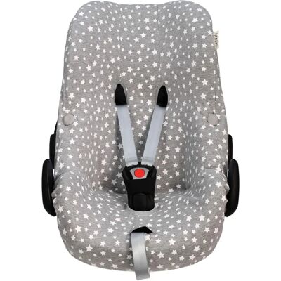 Housse de Siège Auto JYOKO White Star pour Maxi Cosi Pebble Pro I-Size - Publicité Housse de Siège Auto JYOKO White Star pour Maxi Cosi Pebble Pro I-Size - Publicité