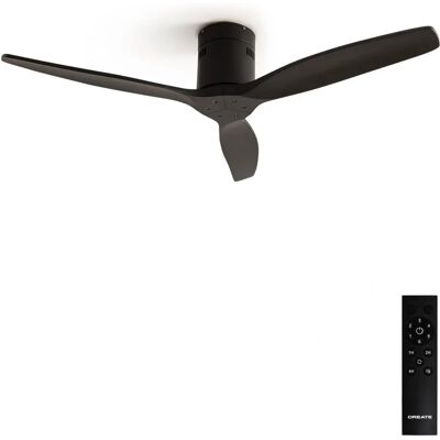CREATE Windcalm DC - Ventilateur de plafond - 6 vitesses, Noir, 132cm - Publicité CREATE Windcalm DC - Ventilateur de plafond - 6 vitesses, Noir, 132cm - Publicité