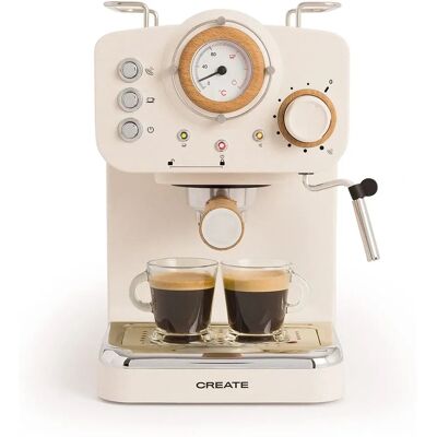 CREATE Machine à expresso Thera Retro - BEIGE - Publicité CREATE Machine à expresso Thera Retro - BEIGE - Publicité