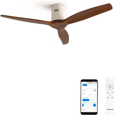Create Windcalm dc - Ventilateur de plafond silencieux 40W Ø132cm WiFi - Publicité Create Windcalm dc - Ventilateur de plafond silencieux 40W Ø132cm WiFi - Publicité