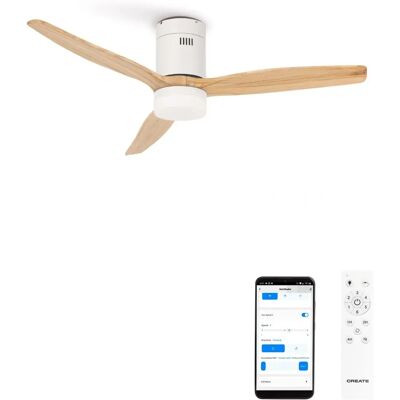CREATE Windcalm DC Ventilateur de plafond - WiFi, lumière, télécommande - Publicité CREATE Windcalm DC Ventilateur de plafond - WiFi, lumière, télécommande - Publicité