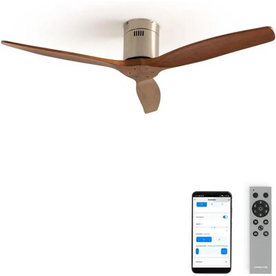 Ventilateur de plafond Windcalm DC réversible - Silencieux 6 vitesses WiFi - Publicité Ventilateur de plafond Windcalm DC réversible - Silencieux 6 vitesses WiFi - Publicité
