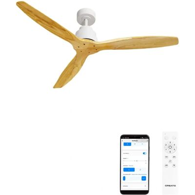 CREATE Windstylance Dc - Ventilateur de plafond silencieux 40W Ø132cm - Économies d'énergie, WiFi - Publicité CREATE Windstylance Dc - Ventilateur de plafond silencieux 40W Ø132cm - Économies d'énergie, WiFi - Publicité