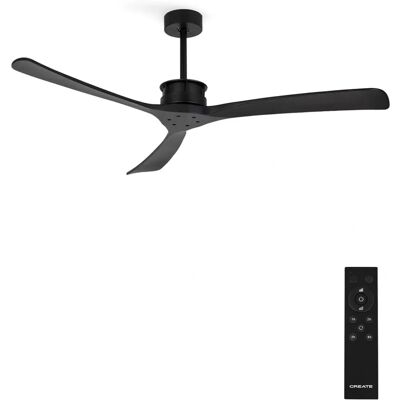 Create - Ventilateur de plafond silencieux 40W Ø152cm - 6 vitesses, été/hiver - Publicité Create - Ventilateur de plafond silencieux 40W Ø152cm - 6 vitesses, été/hiver - Publicité