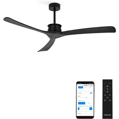 Create Wind Large DC - Ventilador de Techo Silencioso 40W con WiFi - 37m² Create Wind Large DC - Ventilador de Techo Silencioso 40W con WiFi - 37m²
