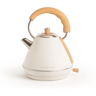 CREATE Bouilloire électrique Kettle Retro - BEIGE - Publicité CREATE Bouilloire électrique Kettle Retro - BEIGE - Publicité