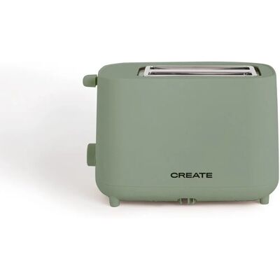 CREATE - Grille-pain compact en couleurs pastel 750W - Publicité CREATE - Grille-pain compact en couleurs pastel 750W - Publicité